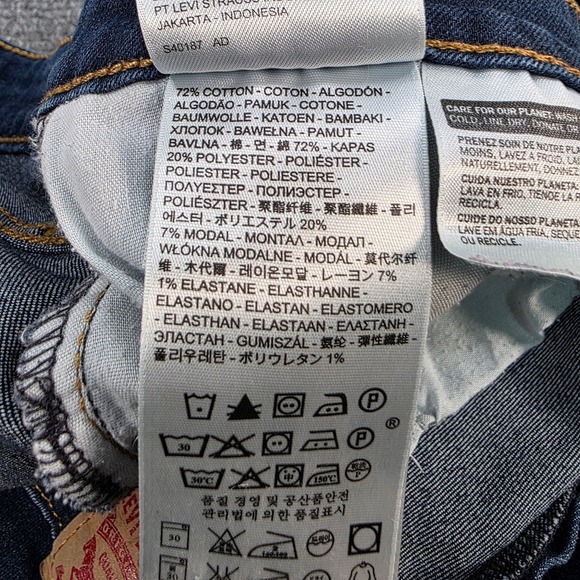 Levi's 815 Curvy Bootcut Jeans Women's Size 33 Dark Wash Denim Classic Style - Picture 8 of 10